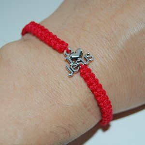 I Love Jesus Bracelet,Drawstring Bracelet,Love Jesus Bracelet